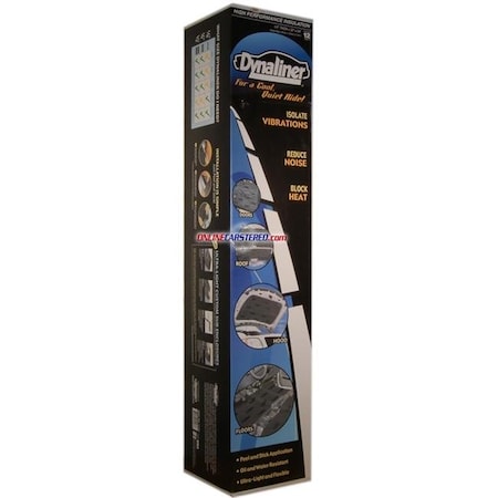Dynamat Dynamat 11103 Dynaliner .5 in. One Thick Sheet of High Performance Self-Adhesive Insulation Doors-Floor-Roof-Hood 11103